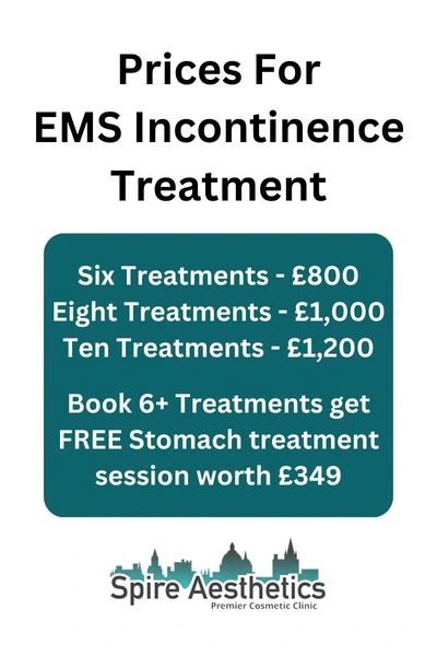 EMS Incontinence Treatment Prices Sleaford