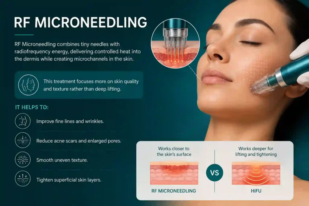 What Does RF Microneedling Do That HIFU Alone Cannot Sleaford