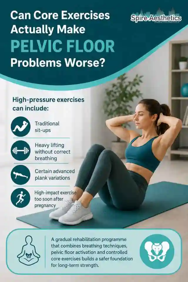 Can Strengthening Your Core Alone Actually Make Pelvic Floor Problems Worse Sleaford?